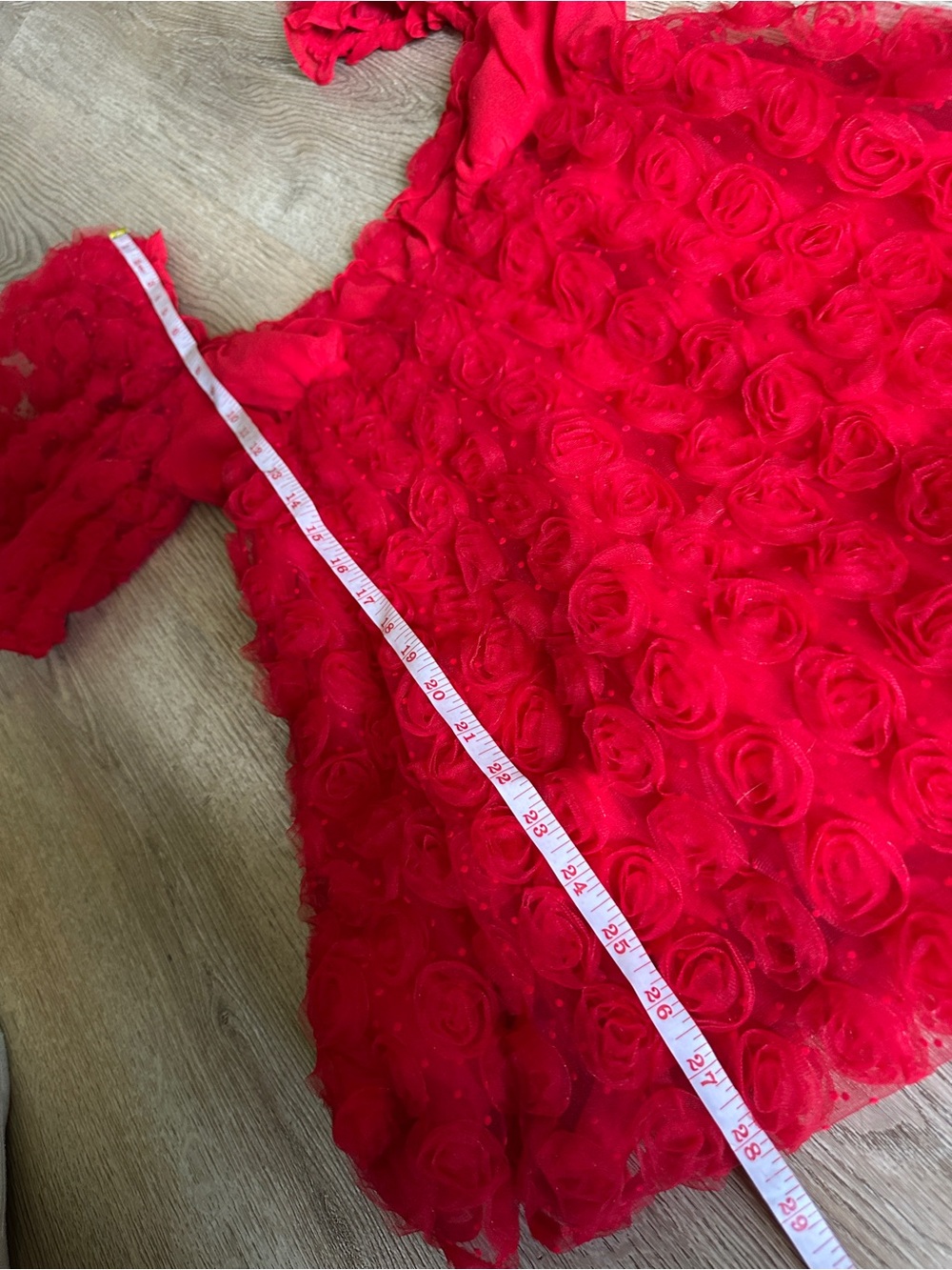 For Love & Lemons Hannah Mini Dress in Red Small - Picture 11 of 14
